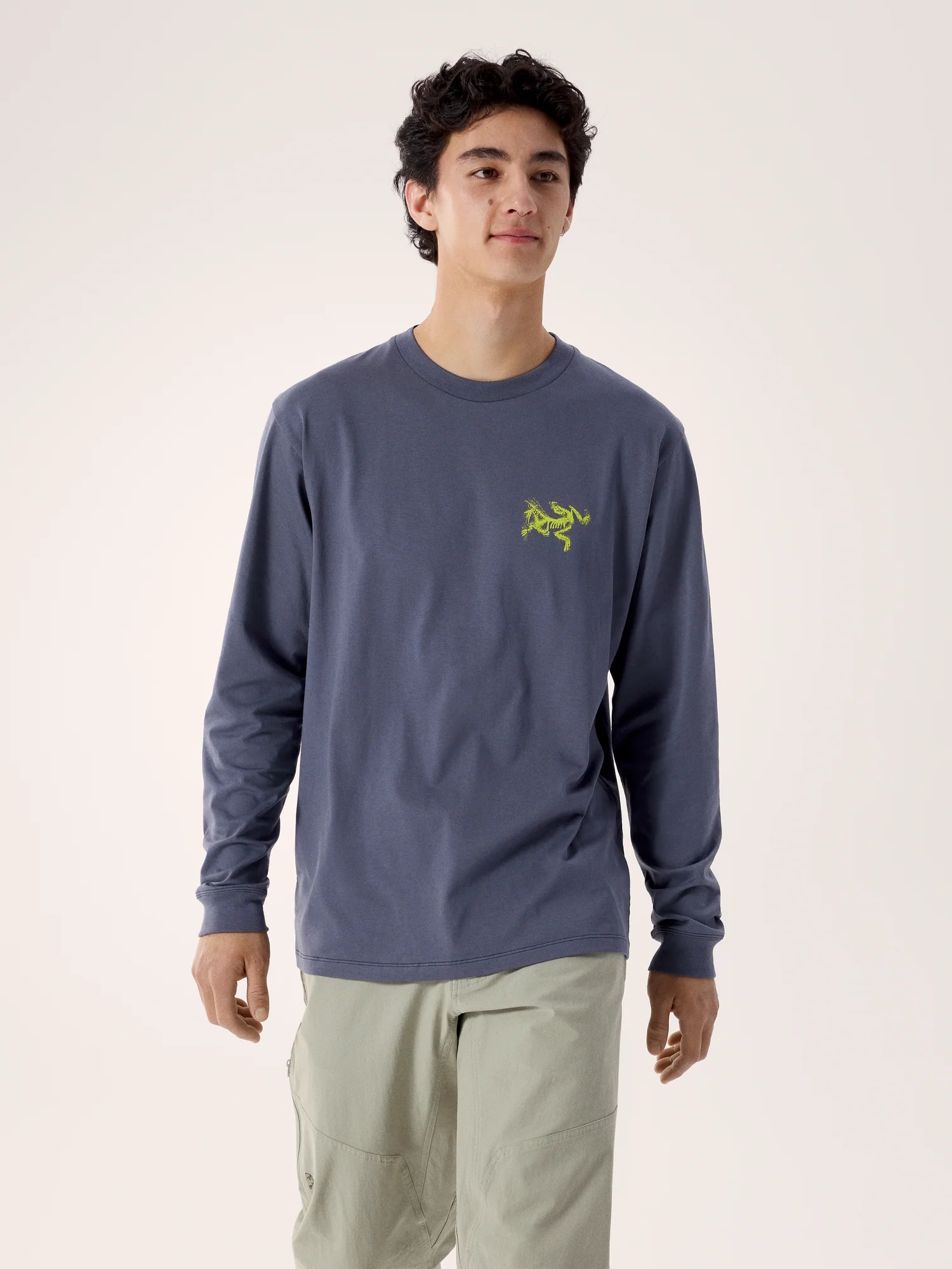 クラッグ SL コットン バード タイル ロングスリーブ メンズ - Image 2