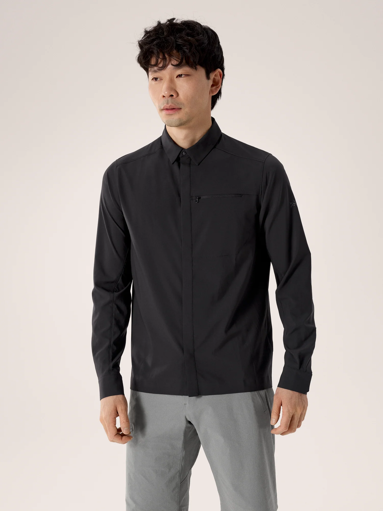 スカイライン ロングスリーブ シャツ メンズ - Image 6